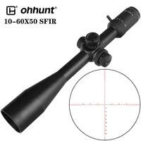 ohhunt LRS 10-60X50 SFIR Hunting Scope Glass Red Illumination Reticle Side Parallax Turret Lock Reset
