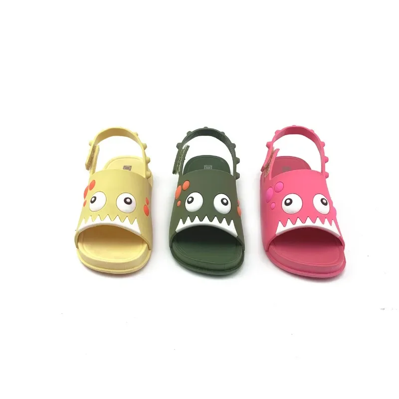 Sandalias Cute Cartoon Kid Sandals Fashion Candy Color Home Slippers Boys Girls Soft Sole Anti Slip Beach Sandals Toddler Slides