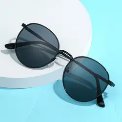 Round Vintage Polarized Sunglasses Women Retro Luxury Brand Designer Sun Glasses Ladies Men Eyewear Oculos De Sol Shades UV400