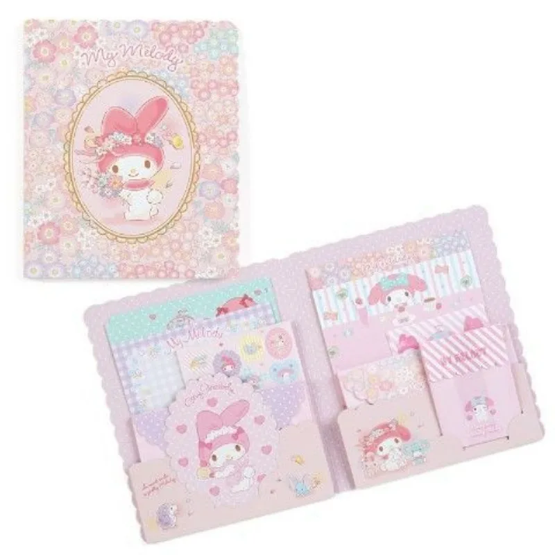 47pc/set Cute Kawaii Stationery Set with Cartoon Paper and Envelope for Girls and Fans of Cinnamoroll and Hello Kitty