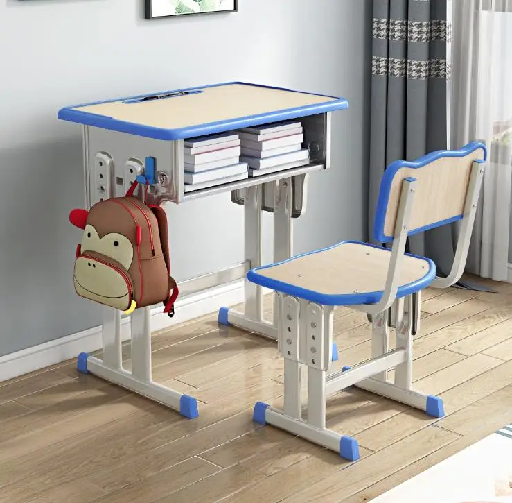 Small and medium school students desks and chairs, school desks, training desks, tutoring classes, children's study table