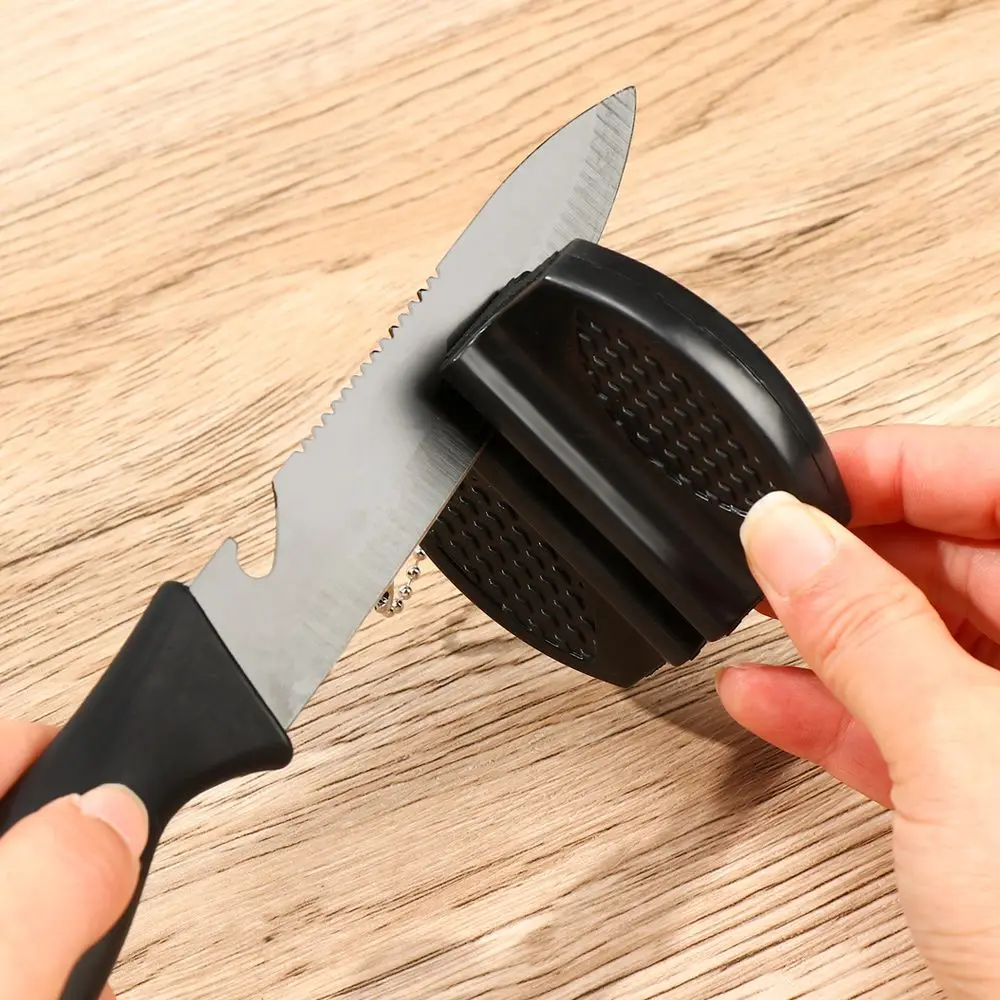 Sharpener Knives  Accessories Durable Knife Sharpener Scissor Sharpen Pocket Ceramic Sharpen Carbide Knife Whetstone