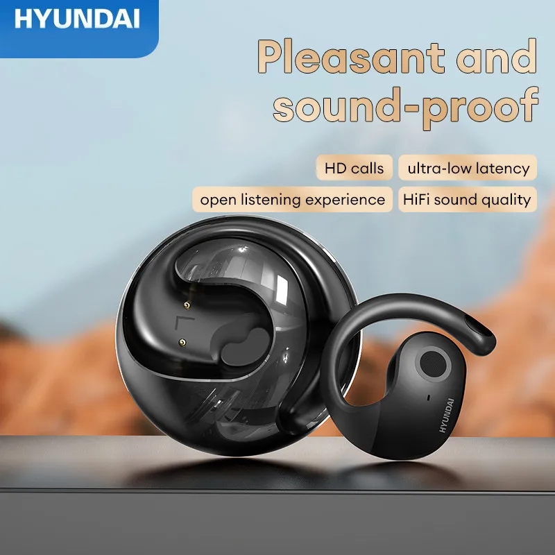 Choice HYUNDAI HY-T26 Wireless Bluetooth 5.3 IPX4 Waterproof Earphones Long-lasting Battery Life Headphones Outdoor Earbuds