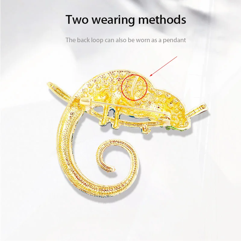 Broche lézard gecko et animal haut de gamme, vente en gros de nouvelles broches personnalisées