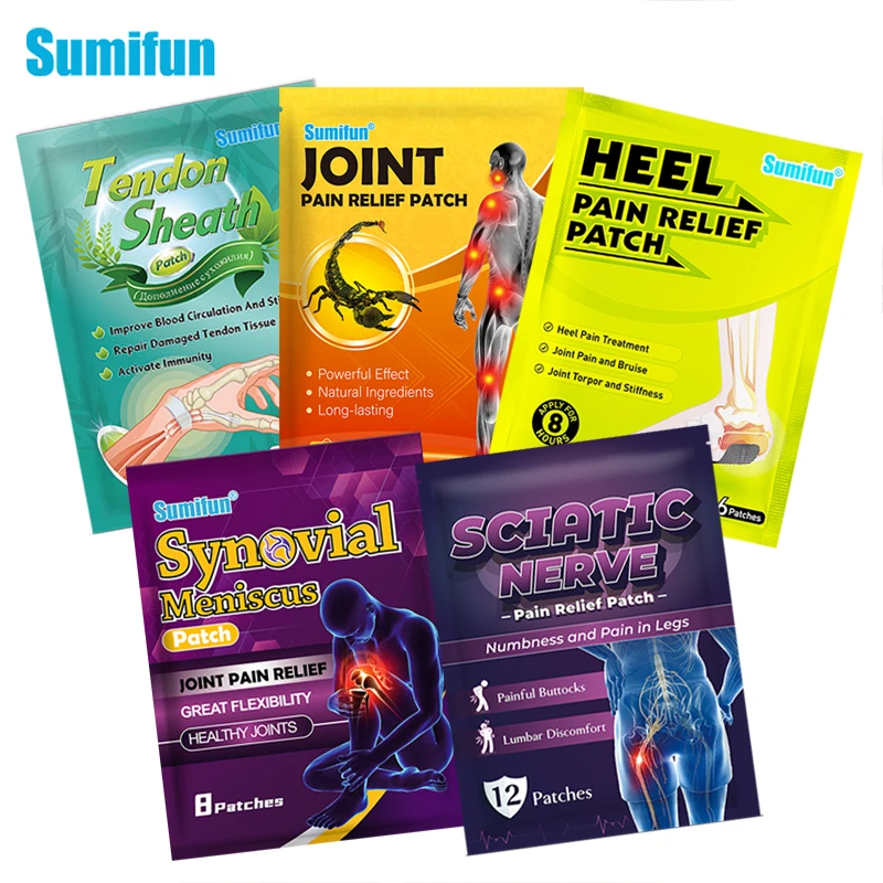 

5types Sumifun Sciatica Nerve Pain Relief Medical Plaster Muscle Relaxe Joint Hips Patch Rheumatoid Arthritis Sciatica Treatment