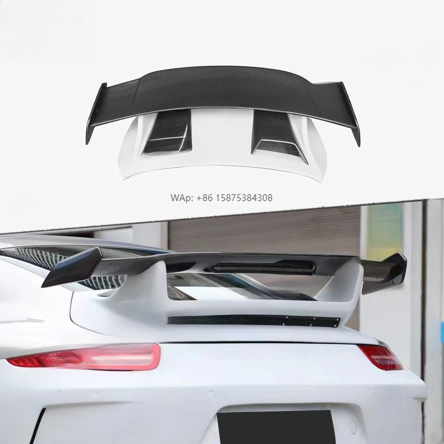 

GT3 Style Carbon Fiber Rear Wing Trunk Spoiler for 2012-16 911 Upgrade High Quality Carbon Boot Wing Body Kits Car Part