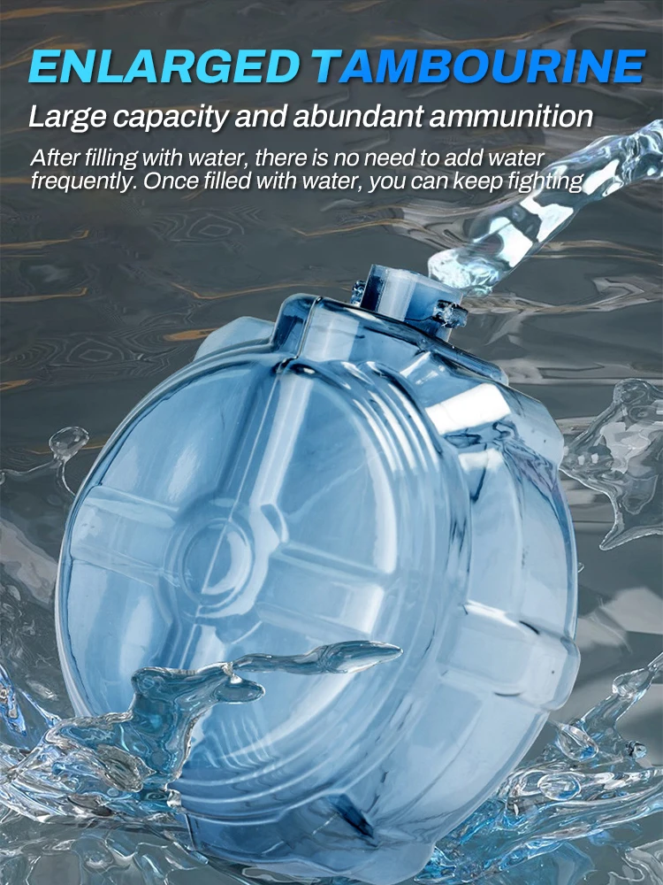 

New Electric Water Gun With Realistic LED Light Effects High-pressure High-speed Powerful Outdoor Water Gun Toys USB charging