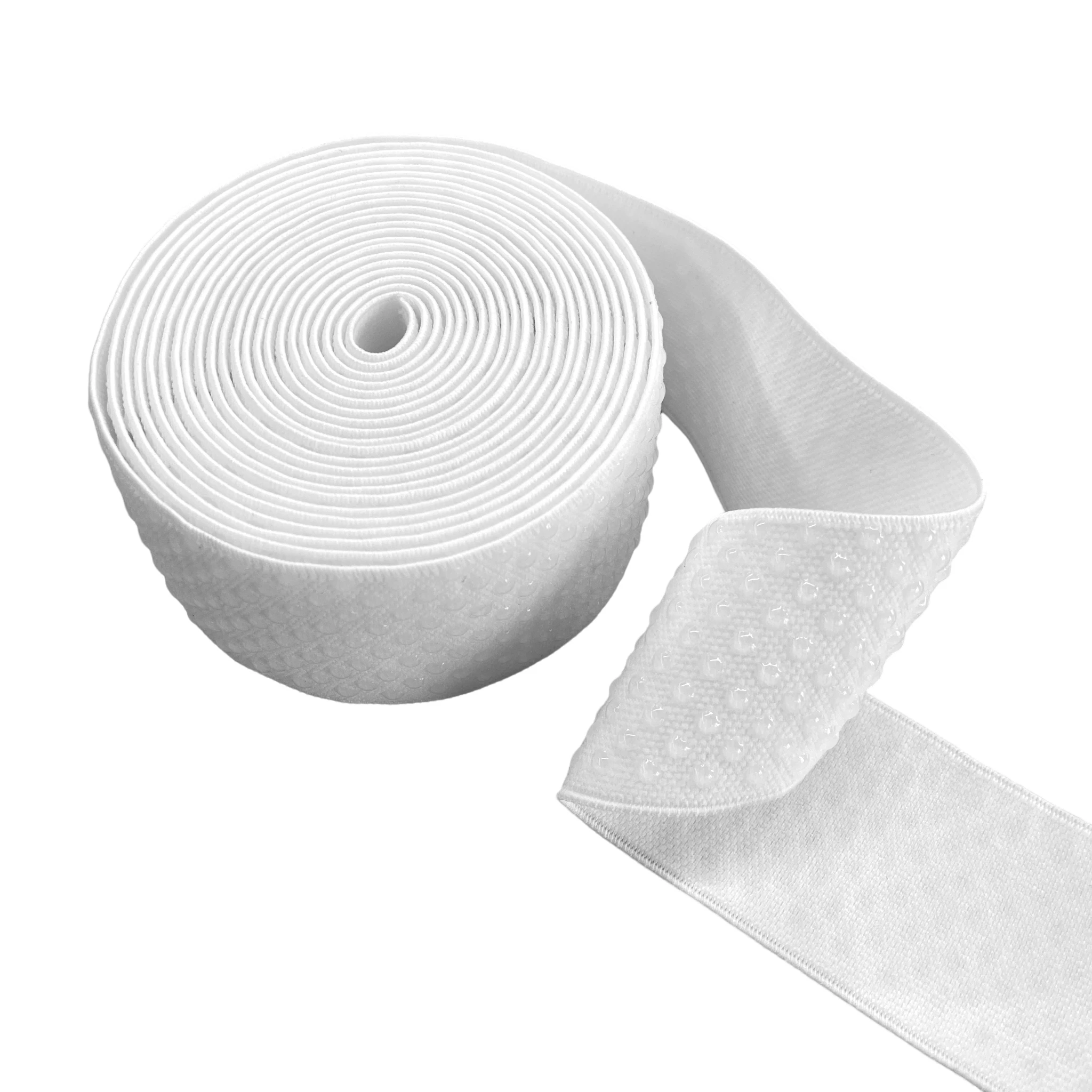 Elastic Tape Dot Silicone Backed Gripper Non Slip for Garment & Underwear Accessory 2Yards Per Roll