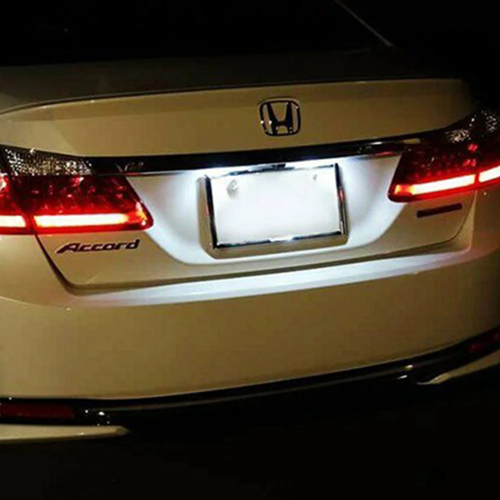 Car LED License Plate Light Lamp Assembly Replacement For Honda Accord Sedan Odyssey Pilot Civic & Acura MDX TSX TL ILX RDX RL view 5