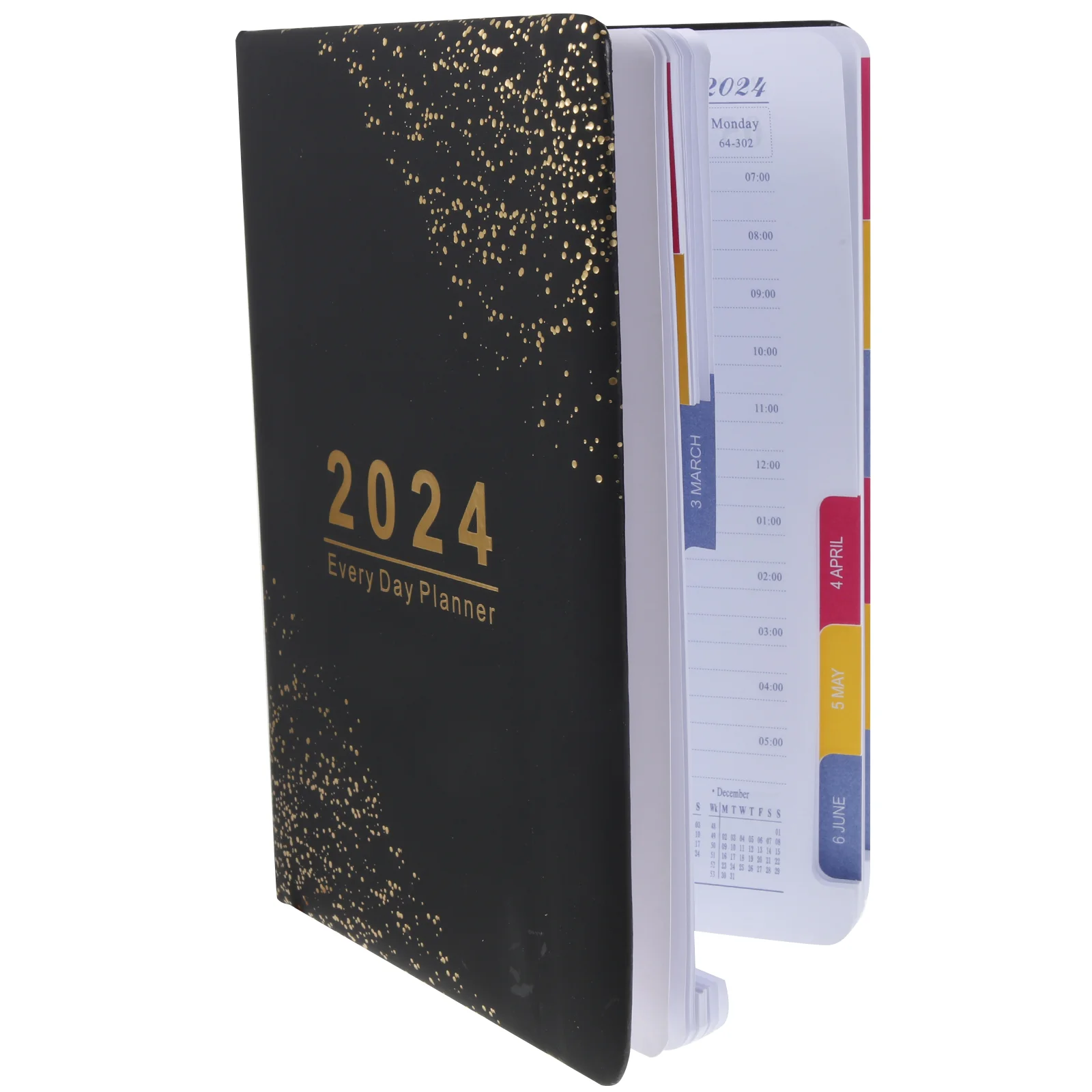 

2024 Agenda Book Daily Planner Undated Notebook Calendars Schedules Delicate Office Accessory Paper Work