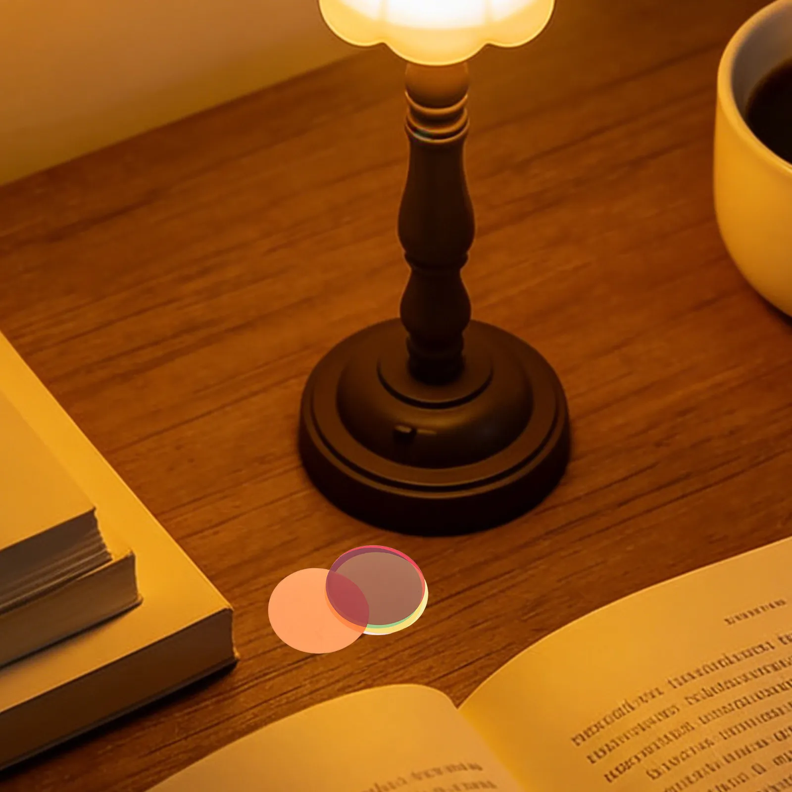 15Pcs Ambient Lighting Gel Stickers Color Correction Gel Filter Peel Stick Self Adhesive Round Warm Light Diffuser Film