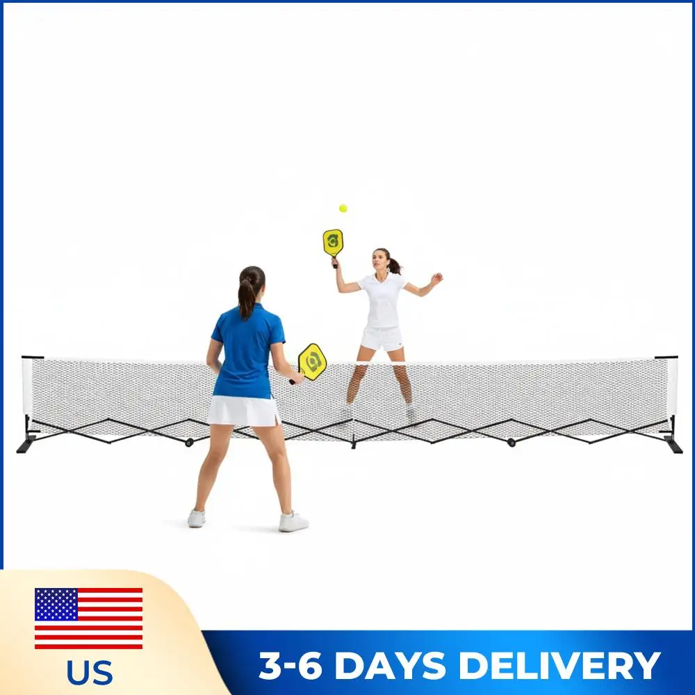 

Сетка для пиклбола 22 фута, портативный комплект для пиклбола с прочной металлической рамой, не требует сборки, с сумкой для переноски, для тренировок и игр