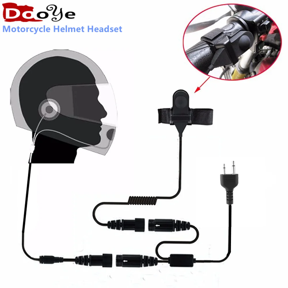 

Motorcycle helmet headphone full helmet suitable for IcomIC-V8 IC-V80 IC-V80E IC-V82 IC-U82 IC-V85 walkie talkie