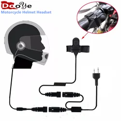 Motorcycle helmet headphone full helmet suitable for IcomIC-V8 IC-V80 IC-V80E IC-V82 IC-U82 IC-V85 walkie talkie