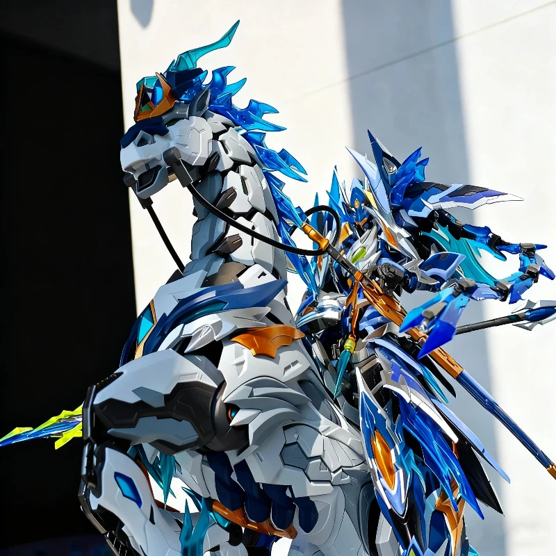 أسطورة النجوم العامة 1/10 تشاو يون عمل أرقام سبيكة اللون الميكانيكية لغز التجمع التفاعلي نموذج رائع مفاجأة هدية #3