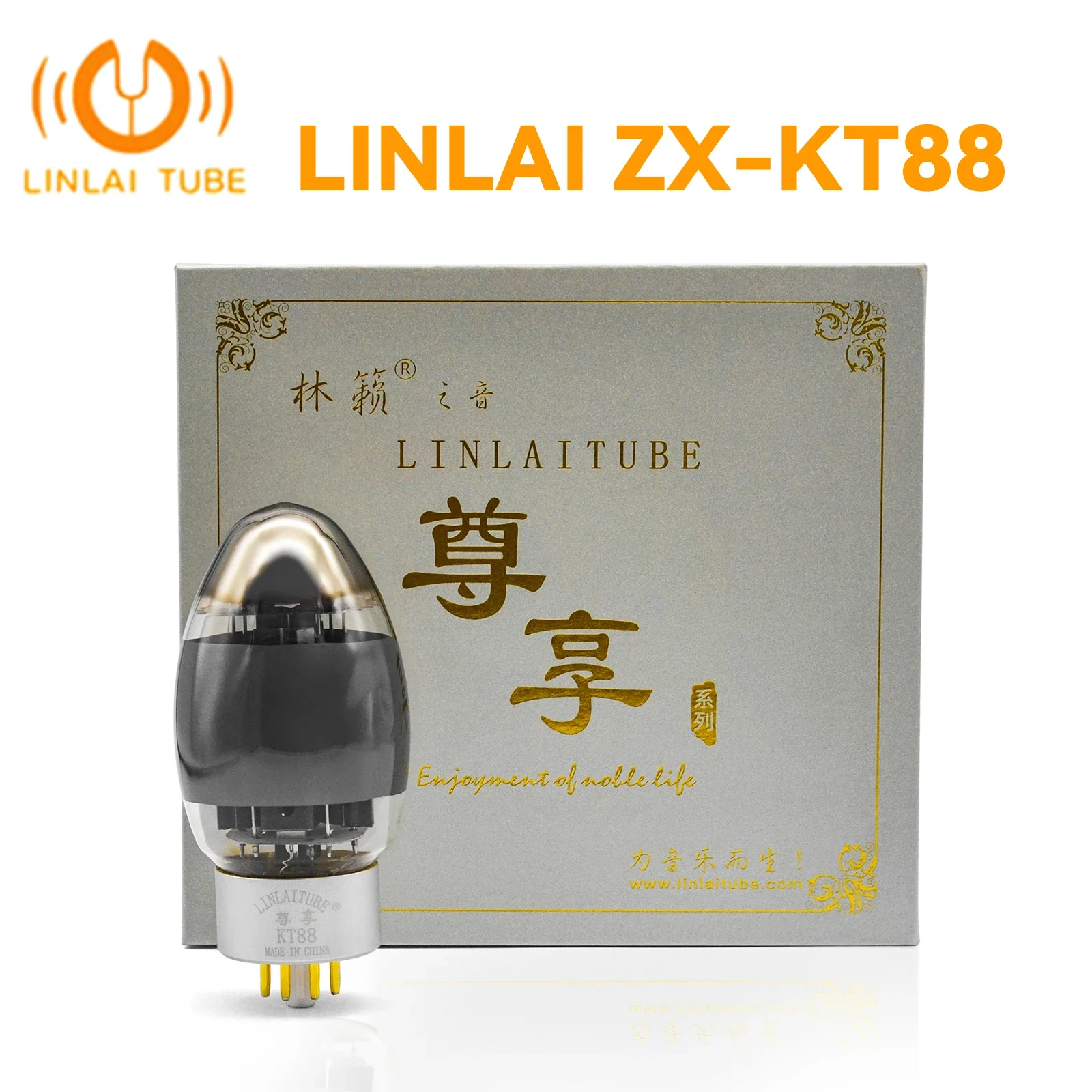 LINLAI Genuined ZX-KT88 Vacuum Hifi Valve Electronic Tube for Class Pairing Audio Amplifier Replaced 10W Power Amplication