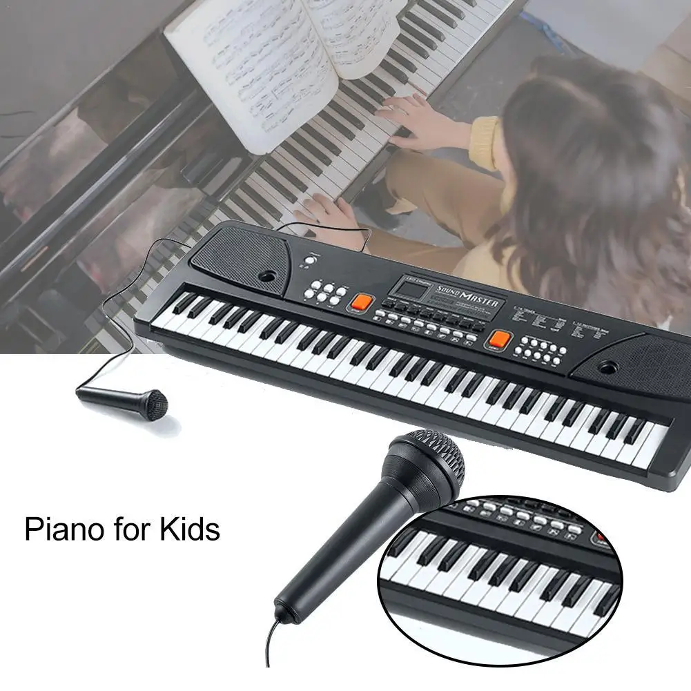 

37/49 Keys Electric Piano With Microphone For Kids Soundmaking Toys Portable Keyboard 16 Tones Songs Music Gifts For Children