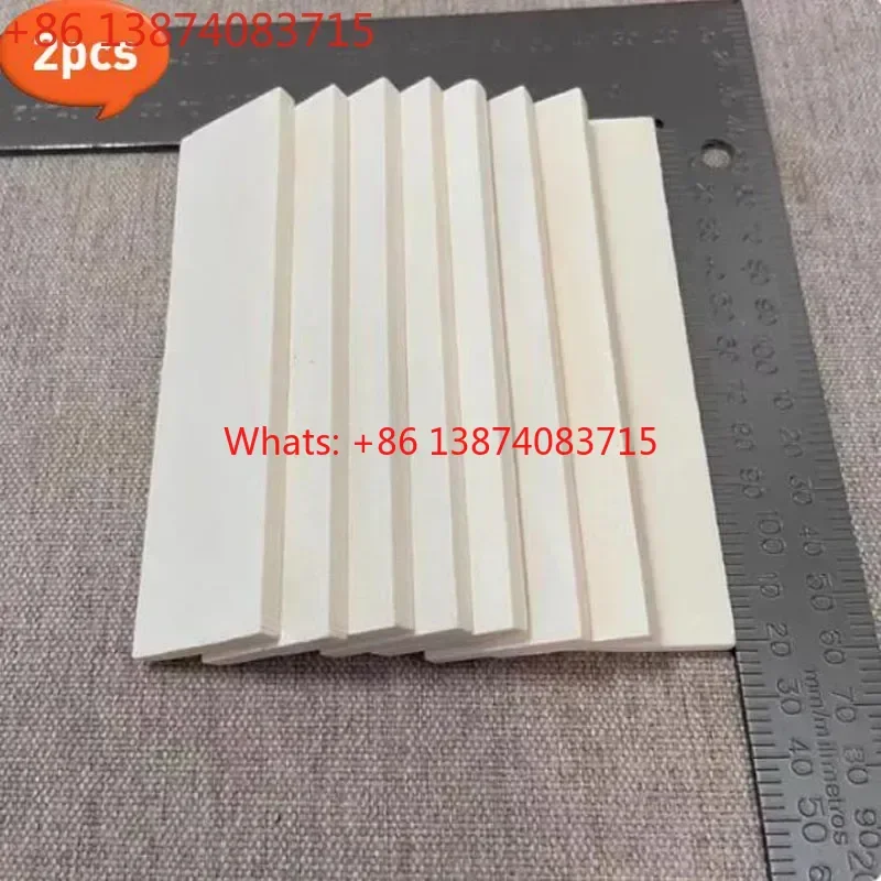 2pcs Buffalo Bovine Bone Handle Scales Slabs DIY Carving Material 120*30*5/120*30*6mm
