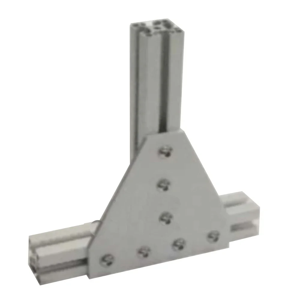 Aluminium Material Joint Board Plate Corner Angle Bracket Connection  Strip for Aluminum Profile 3030/4040 with 7 holes