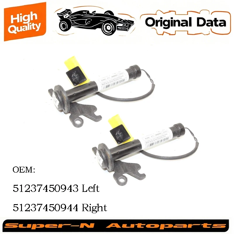 51237450943 un par de actuadores de capó activo nuevo capó activo para BMW 1 serie F40 2 serie F44 Gran Coupé 51237450944