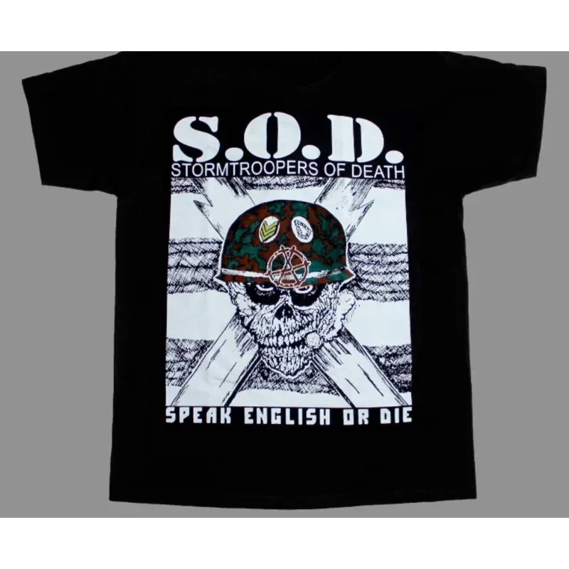 

S.O.D. SOD STORMTROOPERS OF DEATH SOD Cotton Black S-23XL Unisex Shirt 1A289 long or short sleeves