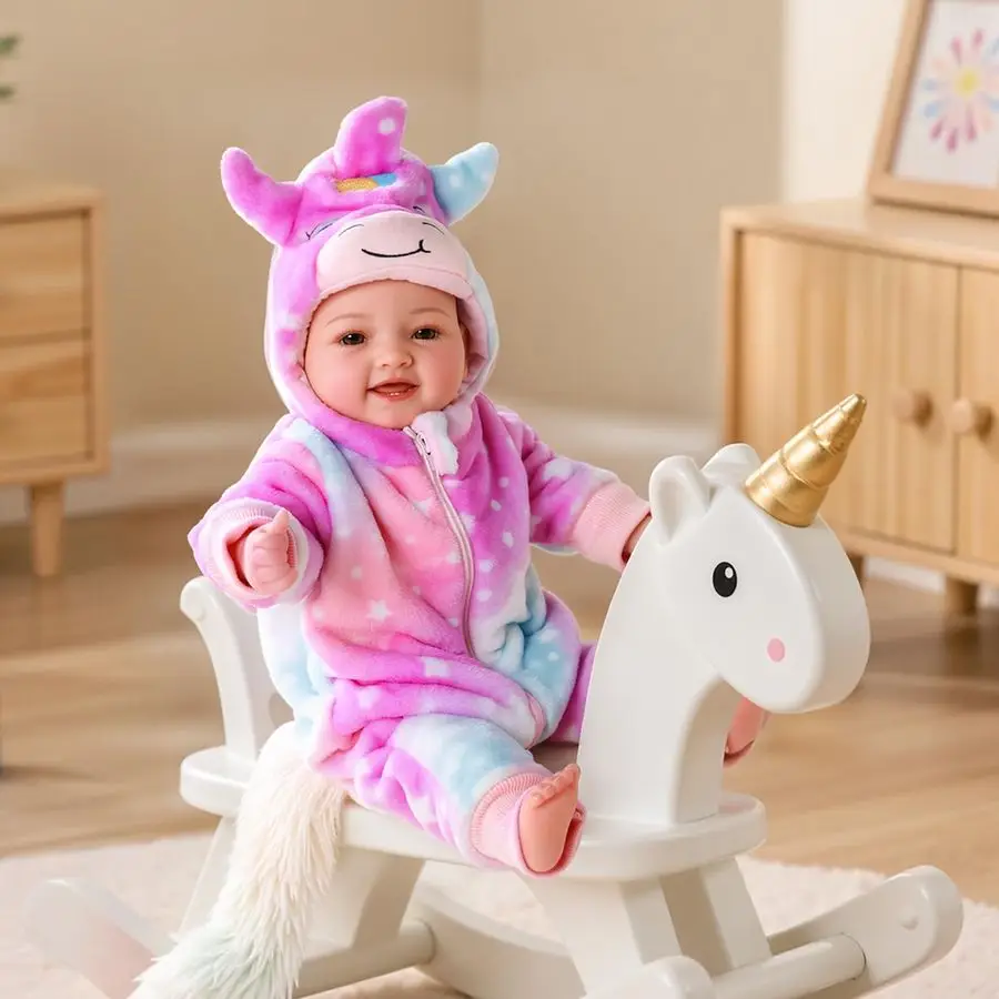 

Baby Dolls, 17inch Large Realistic Cute Soft Body Baby Doll Real Life Baby Dolls with Accessories for 3 Year Old Girls Gifts, Pr