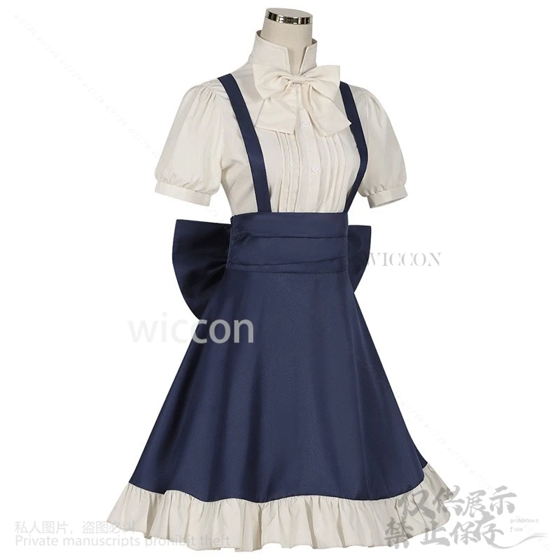 Anime Game Magic Maker Marie Cosplay Costume Dress Lolita Wigs Loli For Girls Woman Halloween Christmas Party Cos Customized