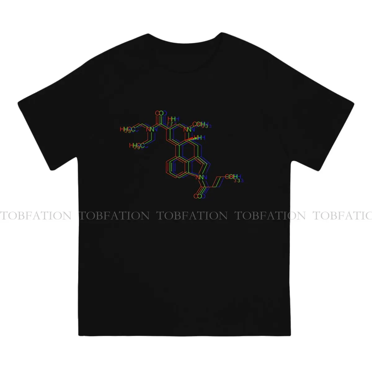 Chemistry Original TShirts LSD Molecule Essential Distinctive Homme T Shirt New Trend Tops Size S-6XL