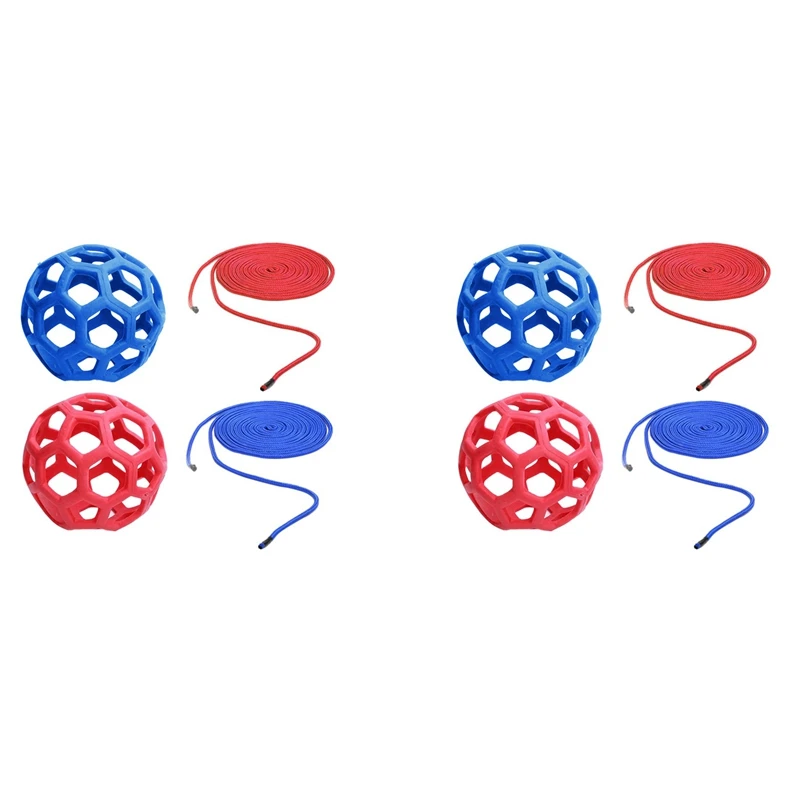 4 Packungen Pferd behandeln Ball Heu spielen Ball, Ziege Heu Ball hängen Fütterung spielzeug für Schaf Pferd Ziege Feeder und Stress abbauen