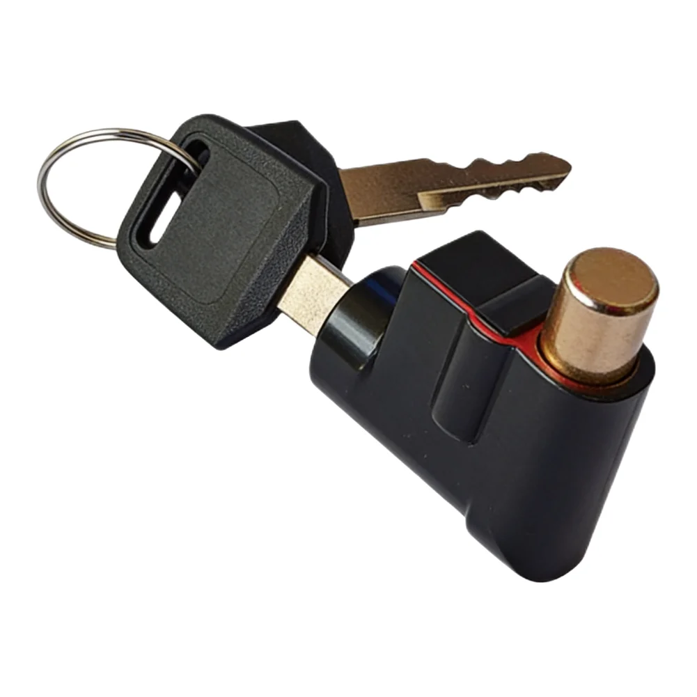 Anti-theft Lock Anti-theft Head Tube Black E-bike Box Lock Robust Aluminum Construction Easy Installation Process