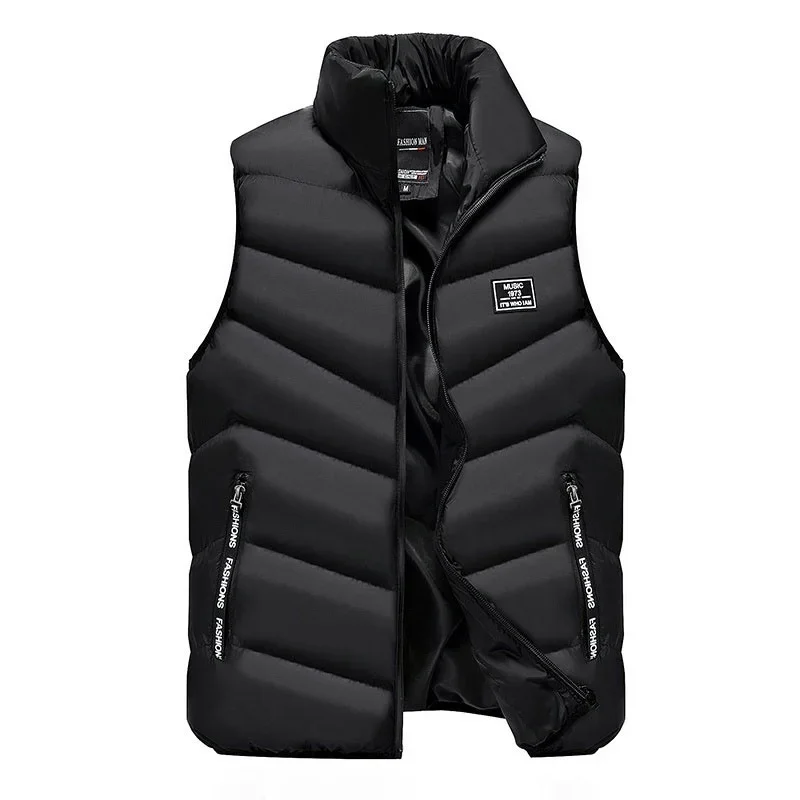 Clothing Vest Mens Waistcoat Autumn Warm Sleeveless Jacket Male Winter Casual Vests Big Size Veste Homme Sportwear Outwear