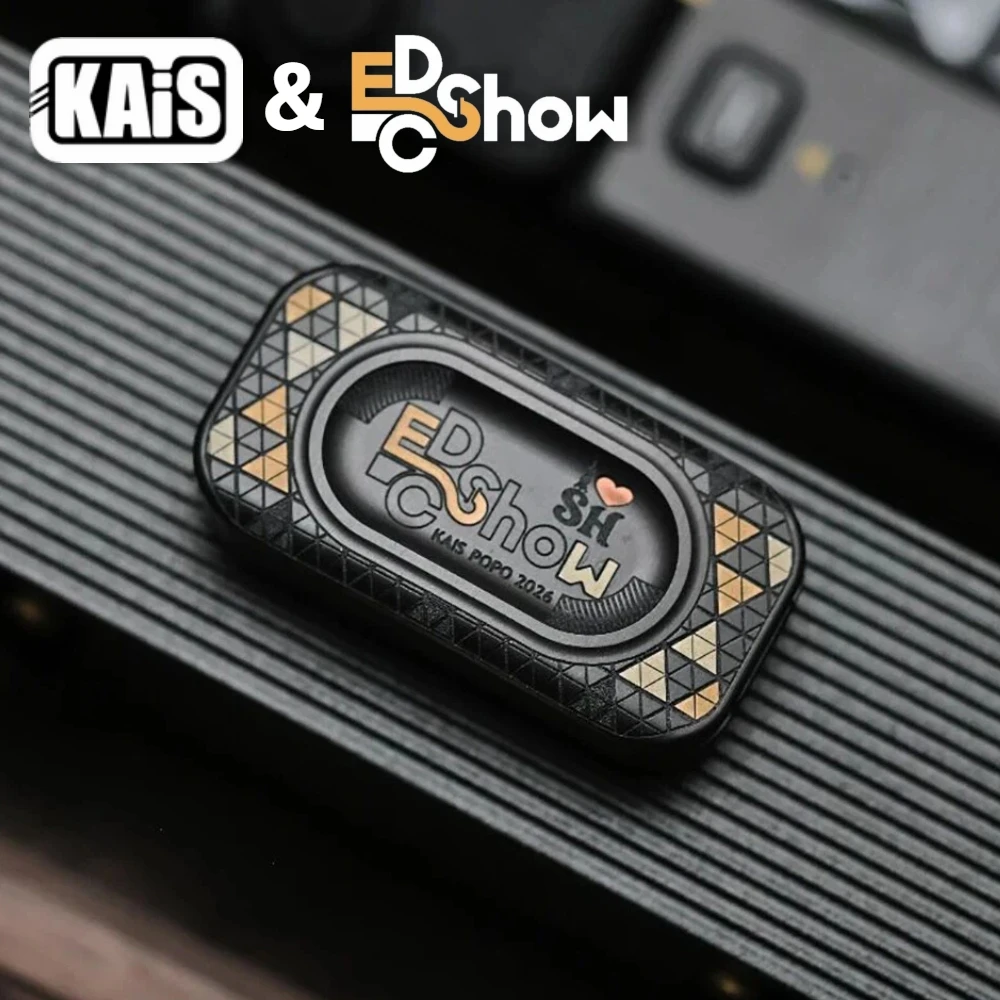 KAIS EDC POPO Zirconium Push Slider 2026 EDC SHOW Stress Relief Toy Fidget Toys For Adults Anxiety Toys Original Designs