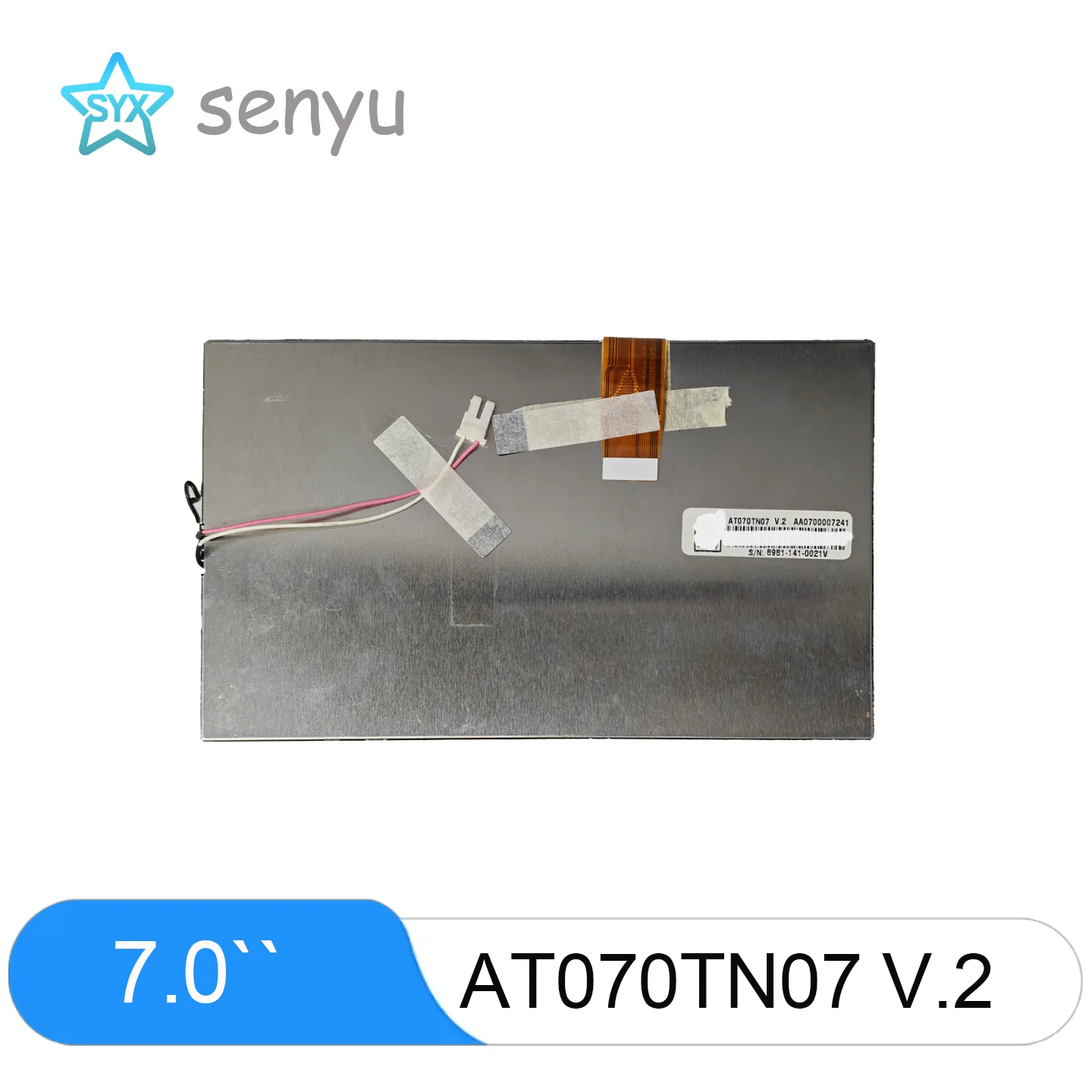AT070TN07 V2 Display Screen TFT Used for vehicle instrument and navigation displays