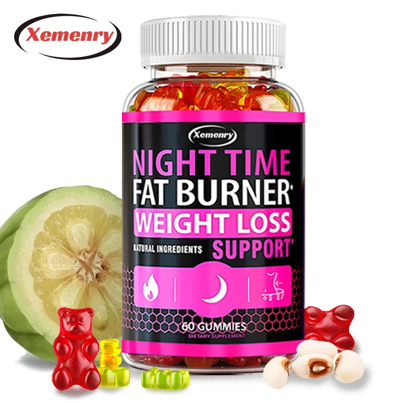 Nighttime Fat Burning Gummies for Women Fast Metabolism Booster