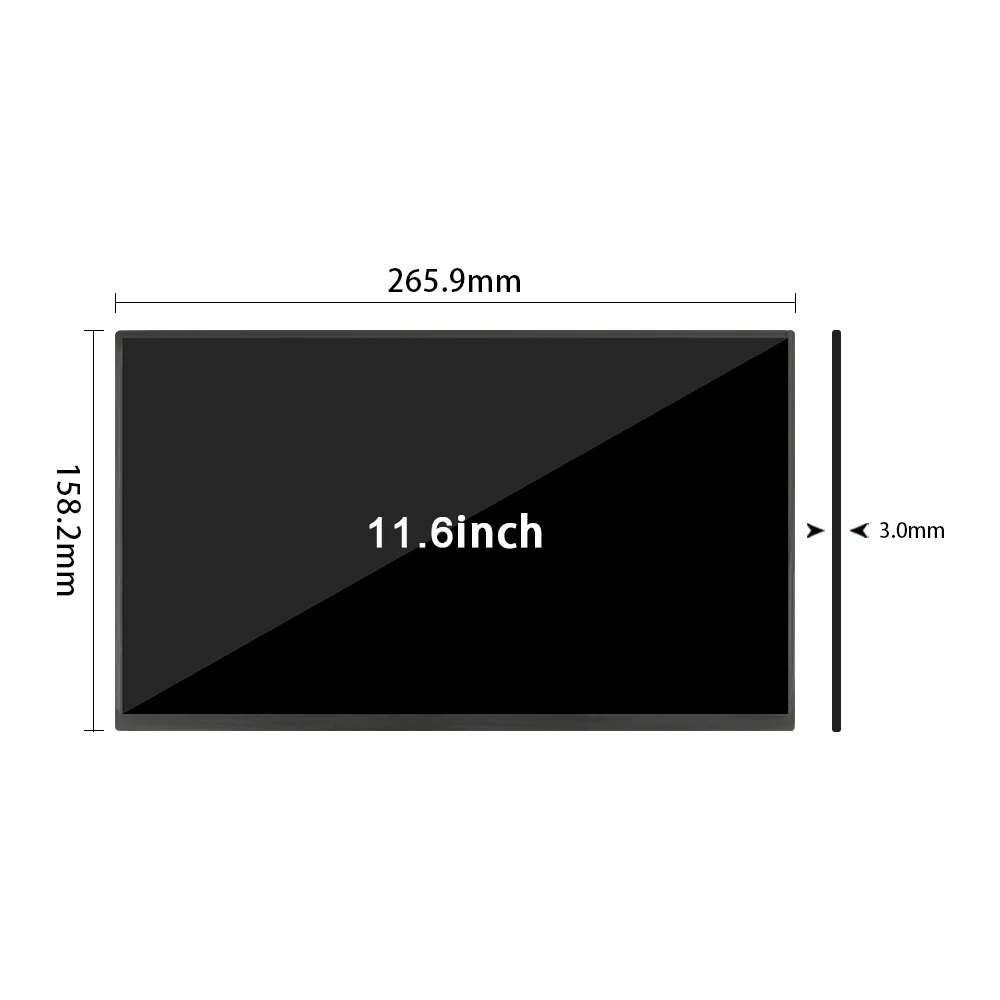 Imagem -02 - Módulo Lcd hd para Tablet pc 11. Display Lcd Polegada 4k Resolução 3840*2160 40 Pinos Nv116qum-n31 550 Nite