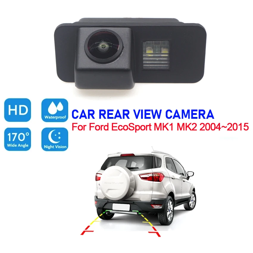 

Reverse Rear View Camera For Ford EcoSport MK1 MK2 2004 ~ 2015 CCD Full HD Night Vision Car Backup Camera high quality RCA