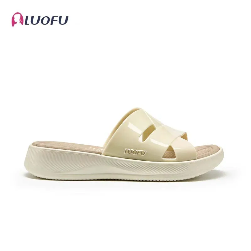 LUOFU Slippers for Women, Summer Home Bathroom Shower, Anti Slip and Anti Odor Soft Soled Fashionable Outdoor Sandals