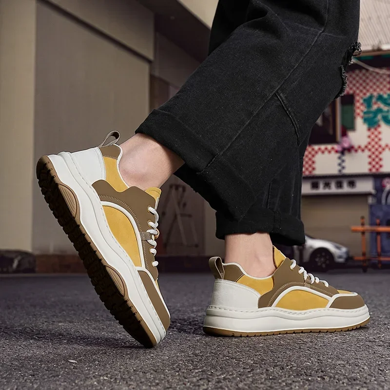 

Мужские кроссовки высокого качества для отдыха, мужские легкие удобные спортивные прогулочные туфли, модные высококачественные массивные туфли, мужская обувь