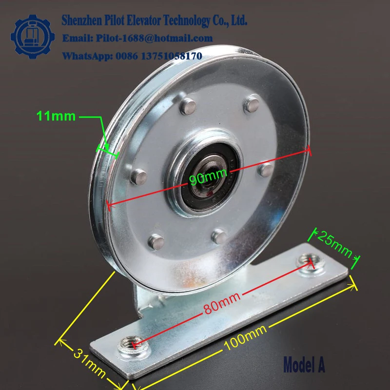 For Mitsubis*i Elevator Pulley Assembly YA139C236G01 Elevator Pulley Assembly 90x11x6200 Lifters spare parts