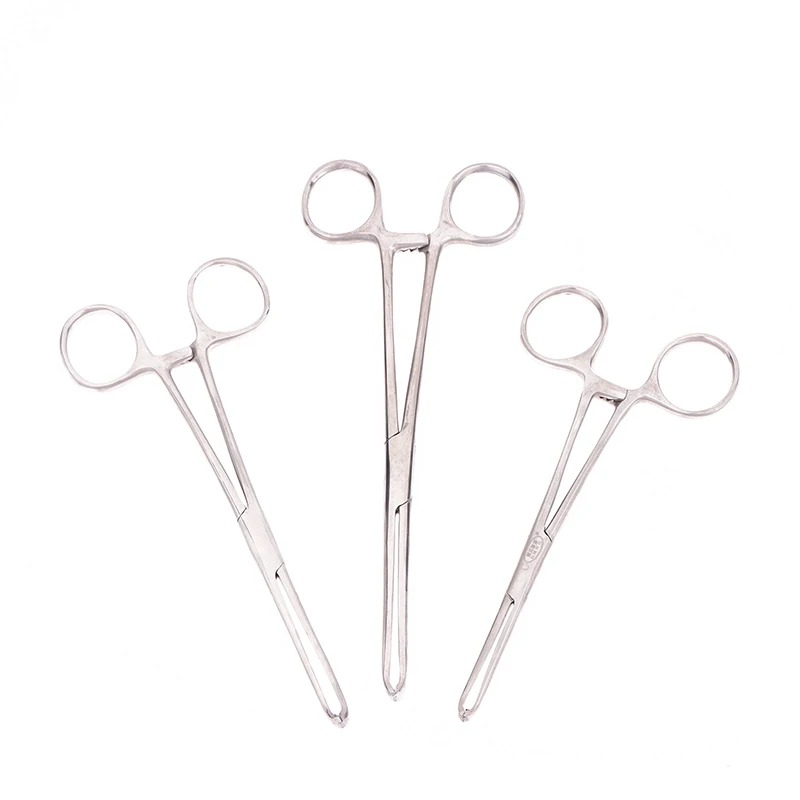 1pcs Stainless Steel Tissue Forceps Extraction Forceps Soft Tissue Forceps Alice Pliers Instrument