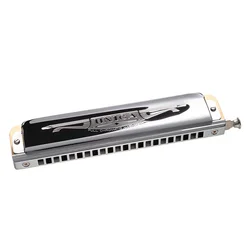 Tombo Full Chromatic Harmonica No. 1244 UNICA 22 Holes Harp 44 Reeds Tones Mouth Organ Professional Armonica Instrumentos C A G