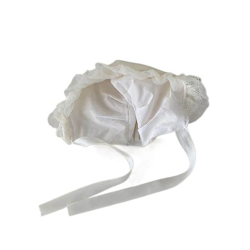 Charmings dentelle bébé chapeau soleil protection des oreilles chapeau respirant coupe-vent bébé chapeau livraison directe