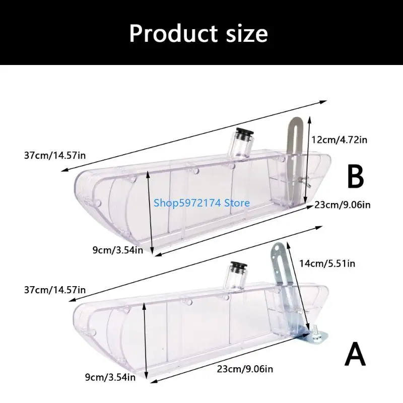 Y3NB Universal Table Sawer Guard Blade Clear Dust Cover for 101-250mm Blade Multiple Power Tool Models