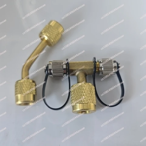 Image of VGW Mini Dreiwege-Ventil Vakuummeter, Vakuummeter-Adapter für Kälteanlagen-Vakuumsysteme