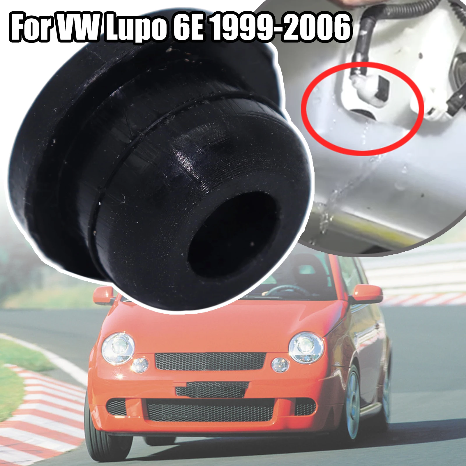 For VW Lupo 6E 1999-2006 LT, LT 1983-2007Windscreen Washer Headlight Pump Seal Water Reservoir Gasket Mount Rubber Cap Clip Plug