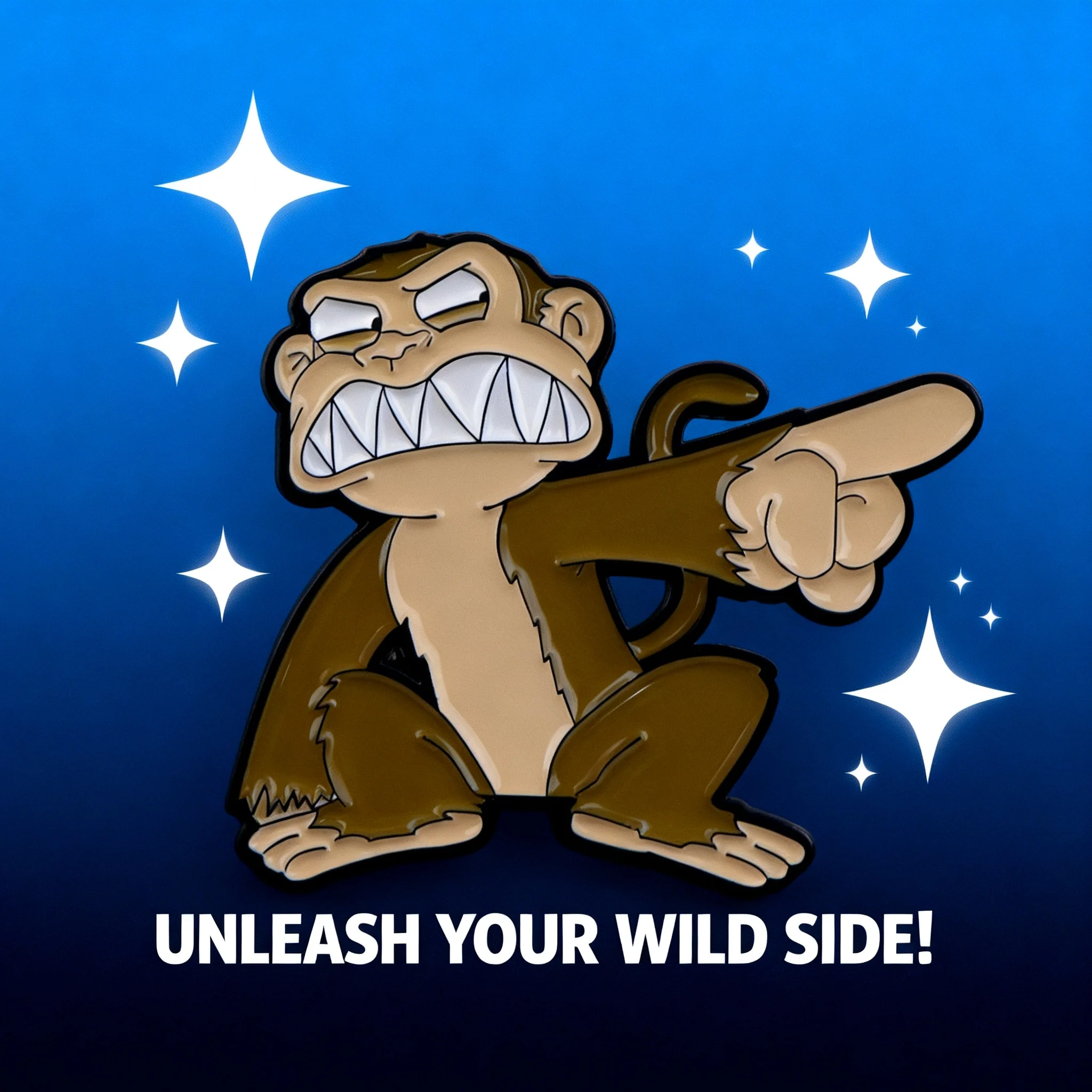 

Evil Gorilla Enamel Pins Cartoon Badges Funny Brooches For Women Cosplay Accessories Party Gifts Toy Backpack Lapel Pins Cool