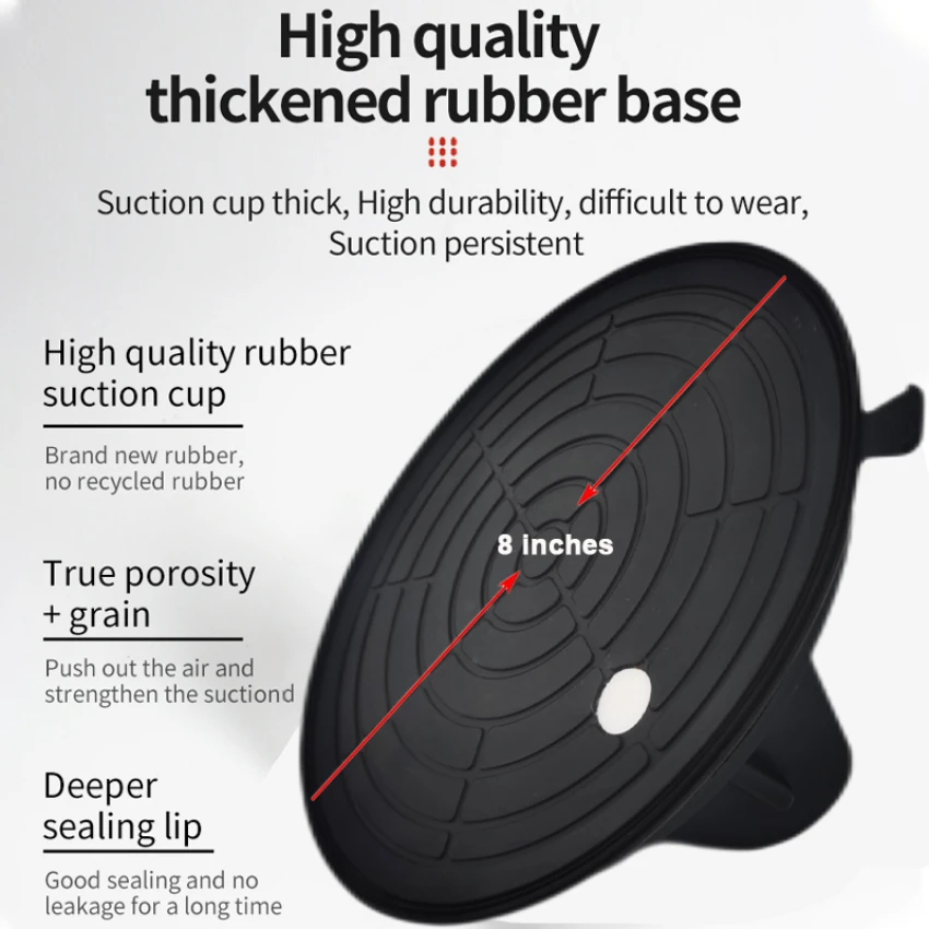 2024 진공 흡입 컵, 타일 흡착용 헤비 듀티 진공 스프레더, 화강암 유리 리프팅, 8 인치 컵, 200kg 적재 용량