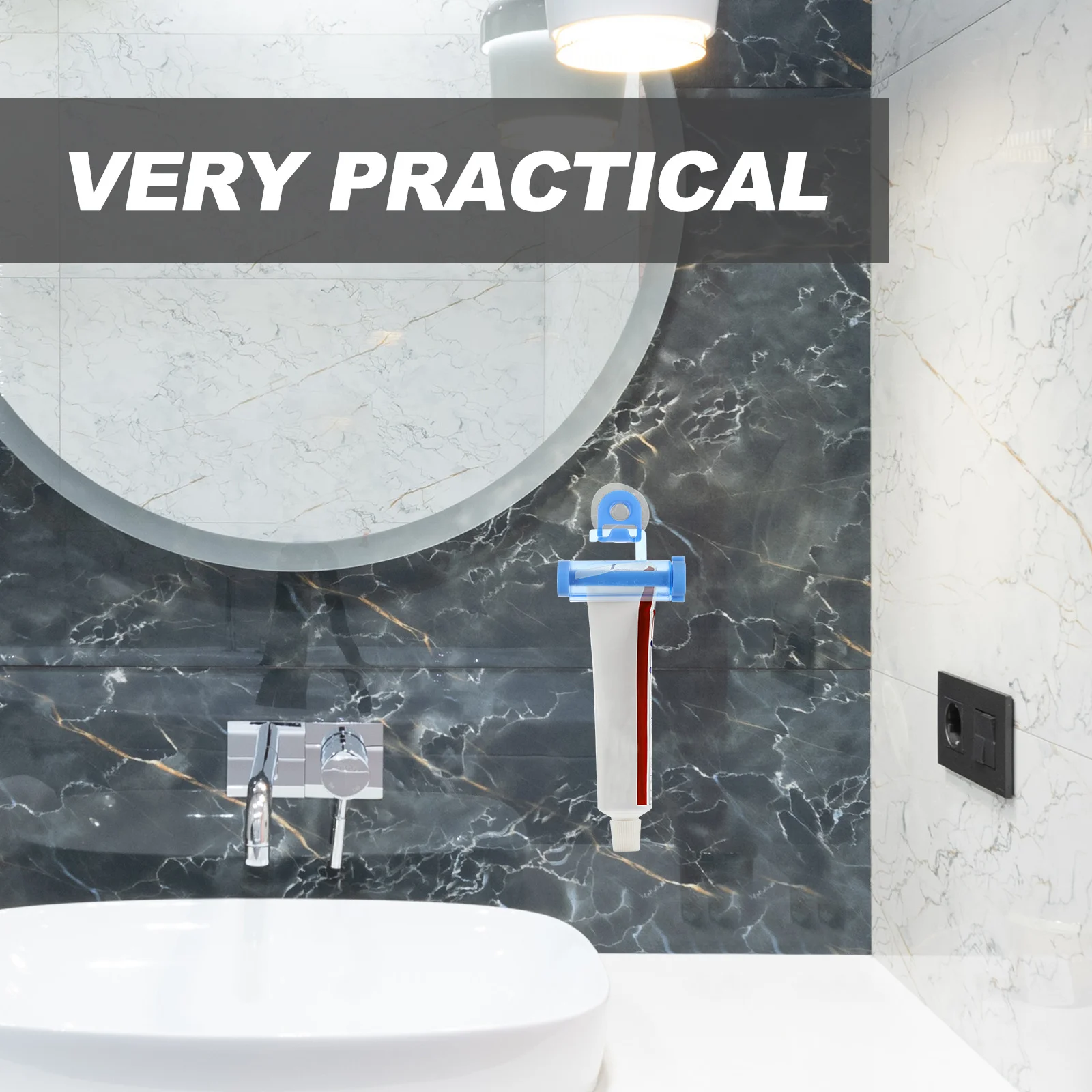 موزع عصارة معجون الأسنان للبالغين والأطفال أداة ضغط أنبوبية يدوية متعددة الأغراض قابلة لإعادة الاستخدام بثق بلاستيكي للوجه #5