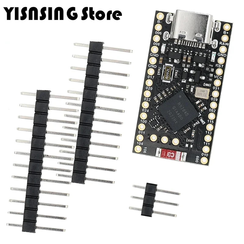 NRF52840 Development Board Compatible With Nice!Nano V2.0 Bluetooth Charging Management Pro Micro NRF52840