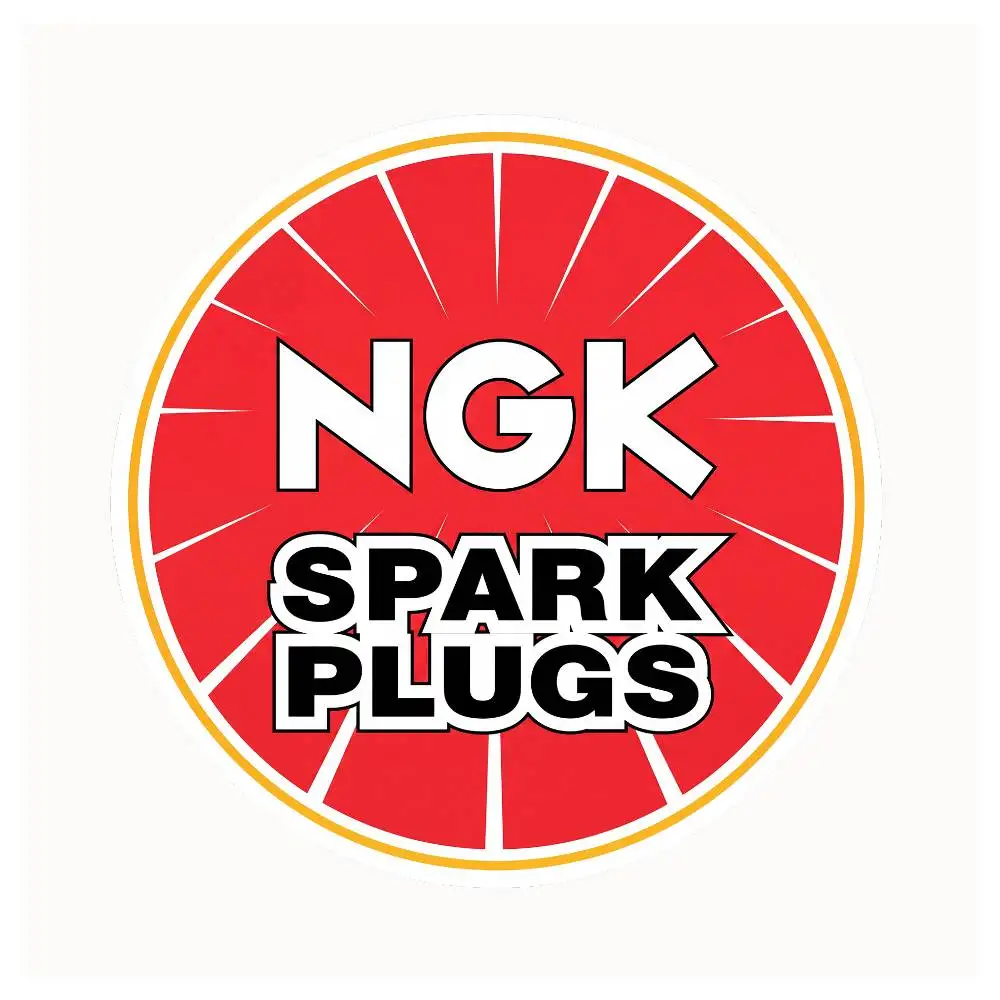 N-N-G-K Spark Plugs Racing Sticker Waterproof Helmet Flask Cup Laptop Car Vehicle Window Bumper Decal